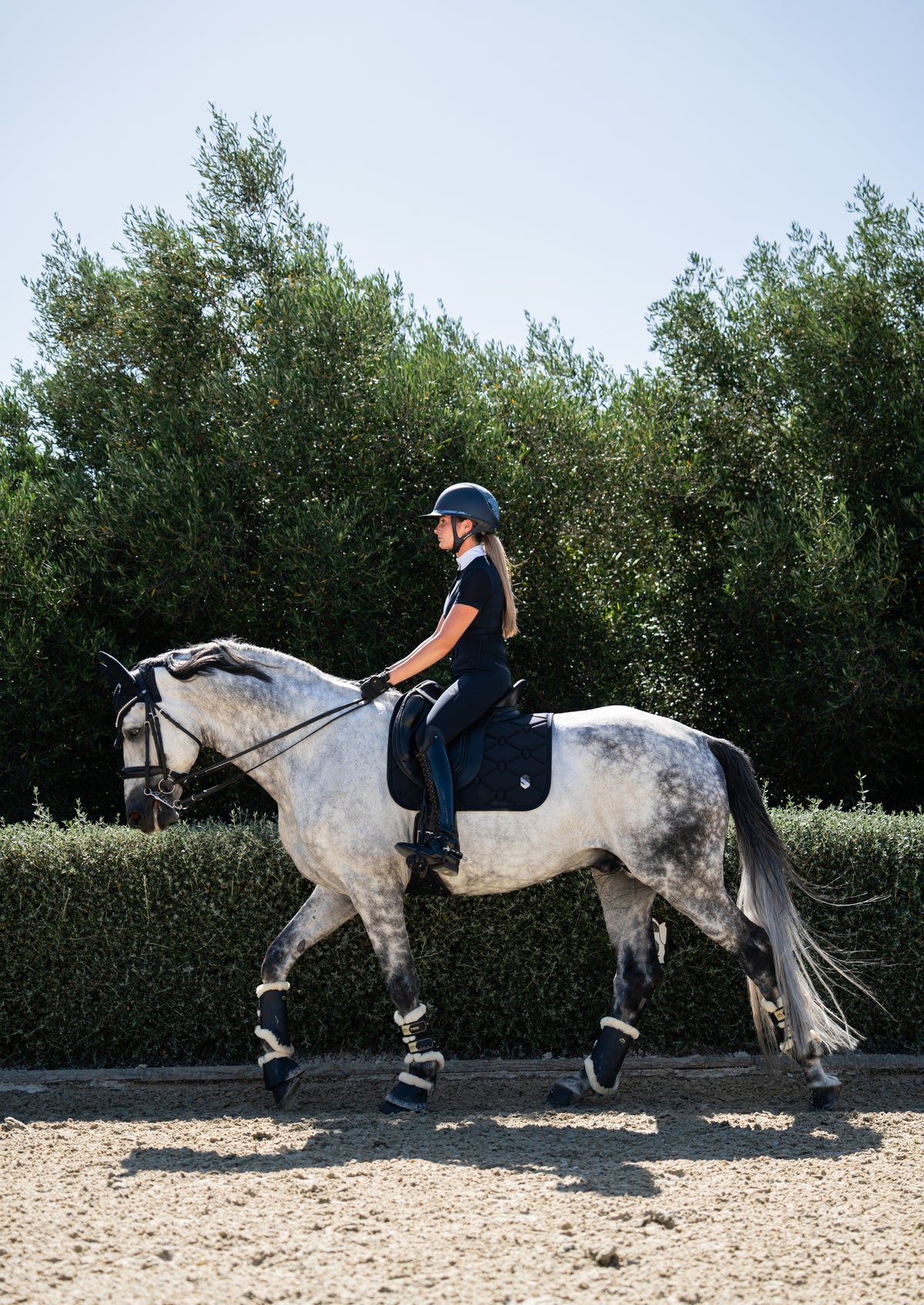 Samshield Spineshield Dressage Saddlepad Swarovski- COMING SOON