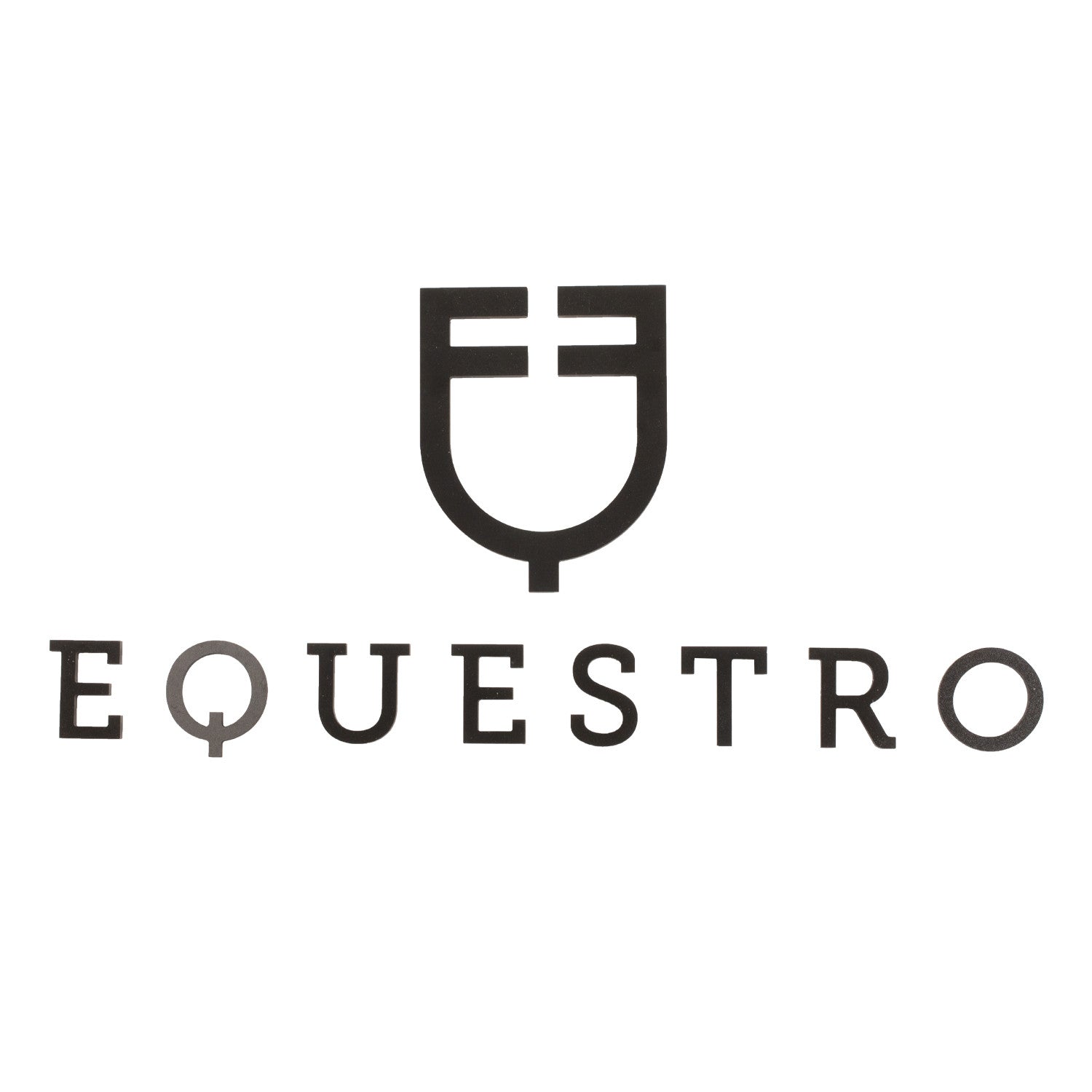 SPACED EQUESTRIAN CONTRACT LOGO FOR WALL h 30cm