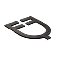 PRE-SPACED EQUESTRO LOGO FOR WALL