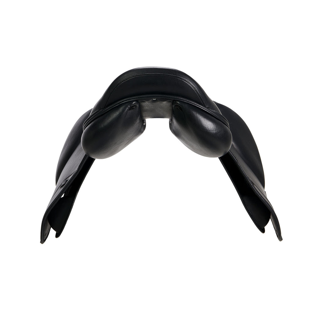 Jumping saddle double leather