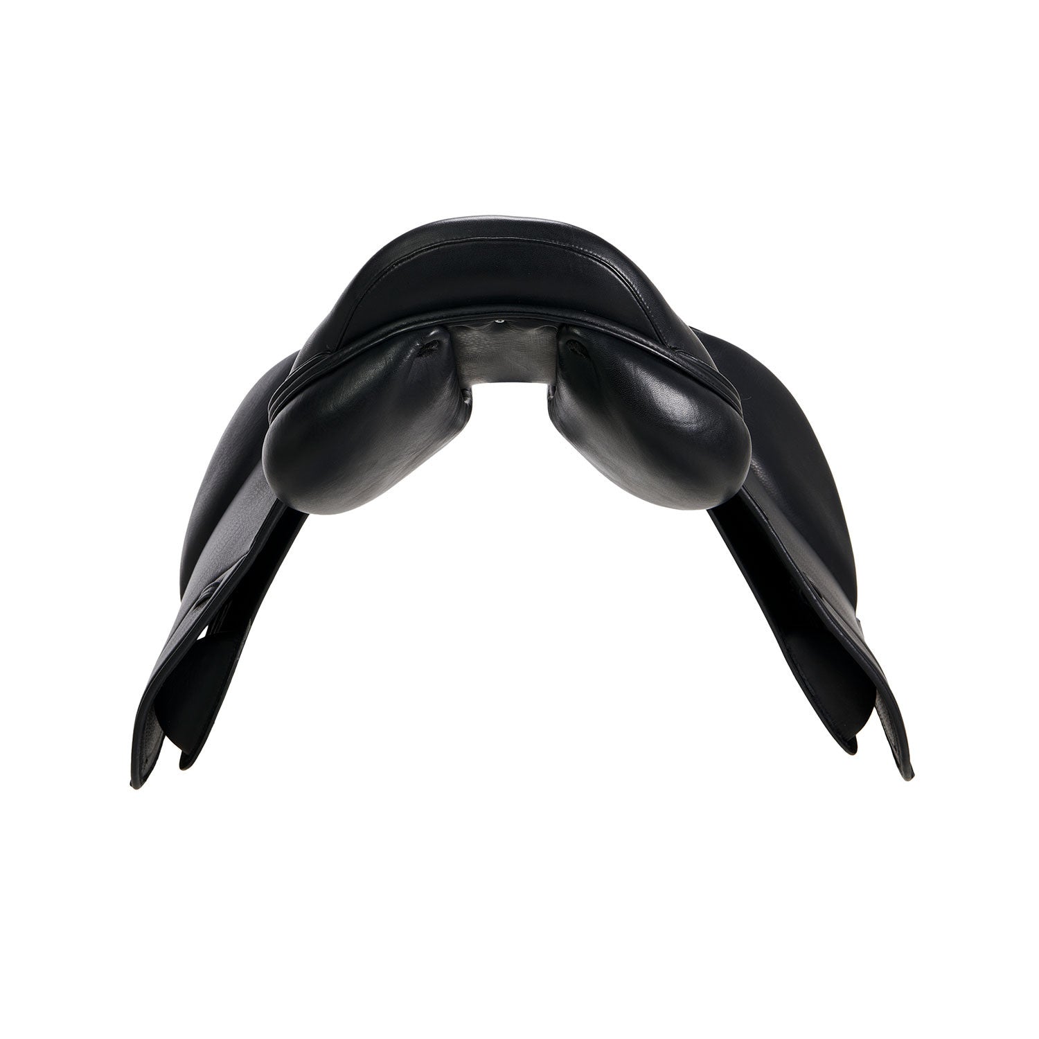 Jumping saddle double leather