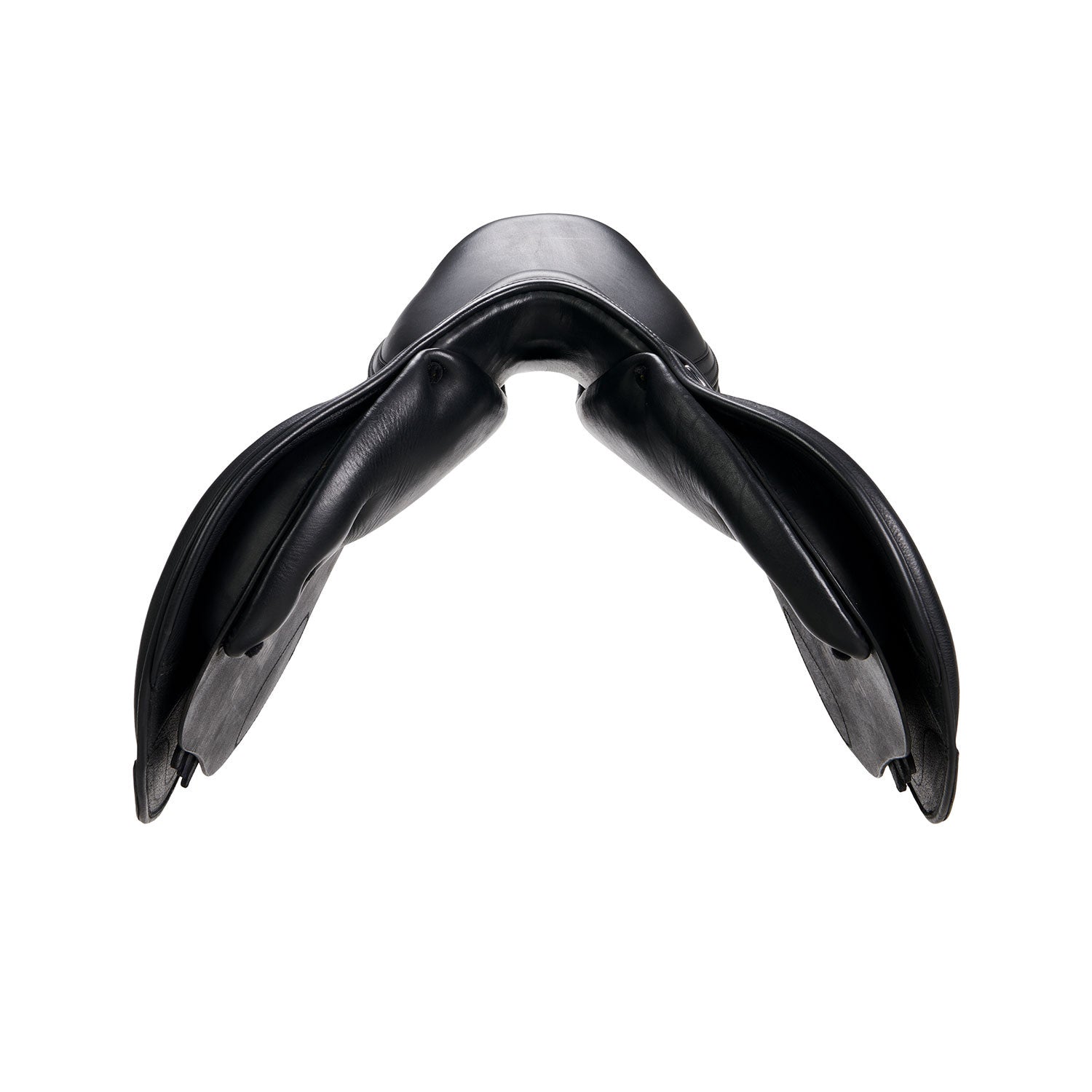 Jumping saddle double leather