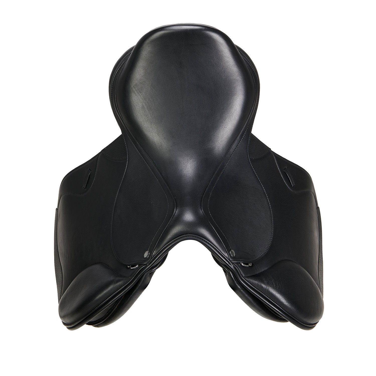 Jumping saddle double leather
