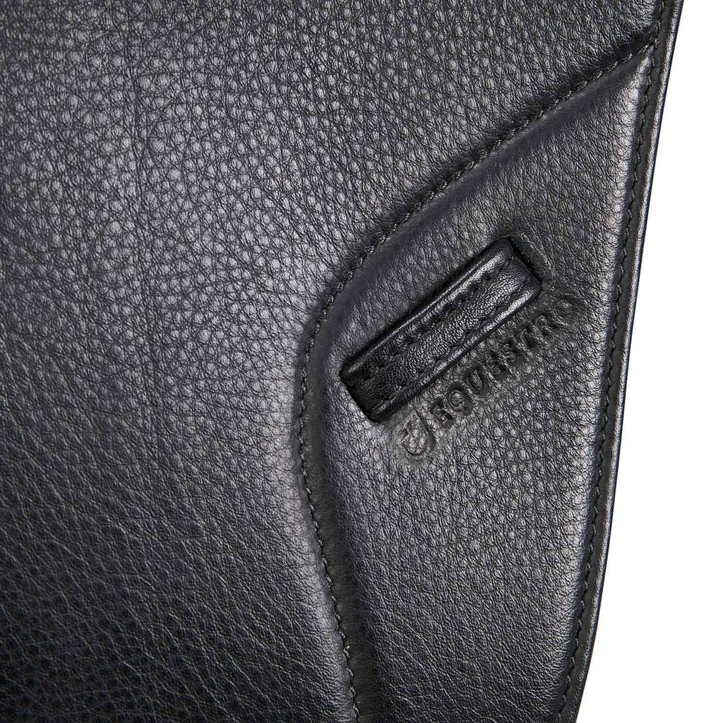 Jumping saddle double leather