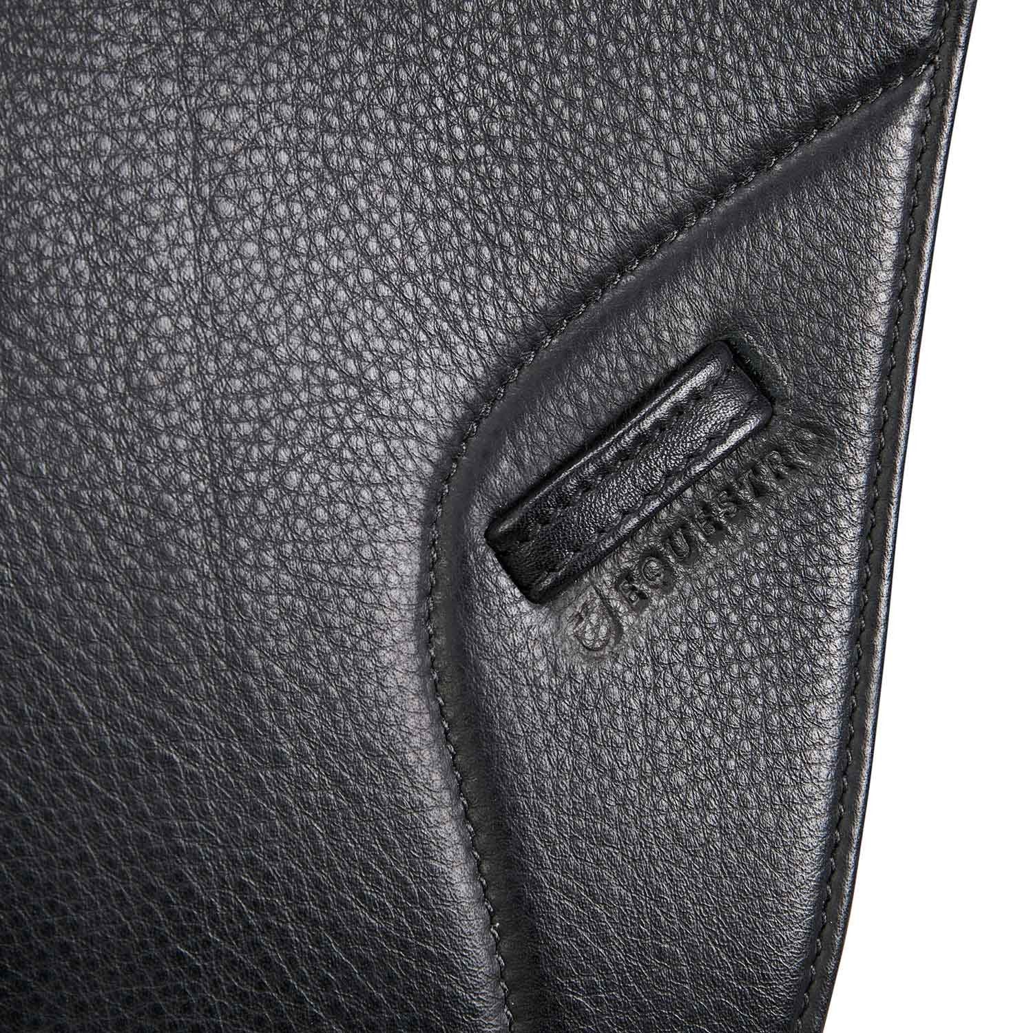 Jumping saddle double leather