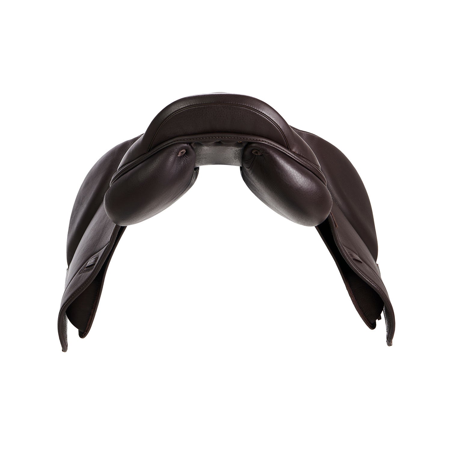 Jumping saddle double leather