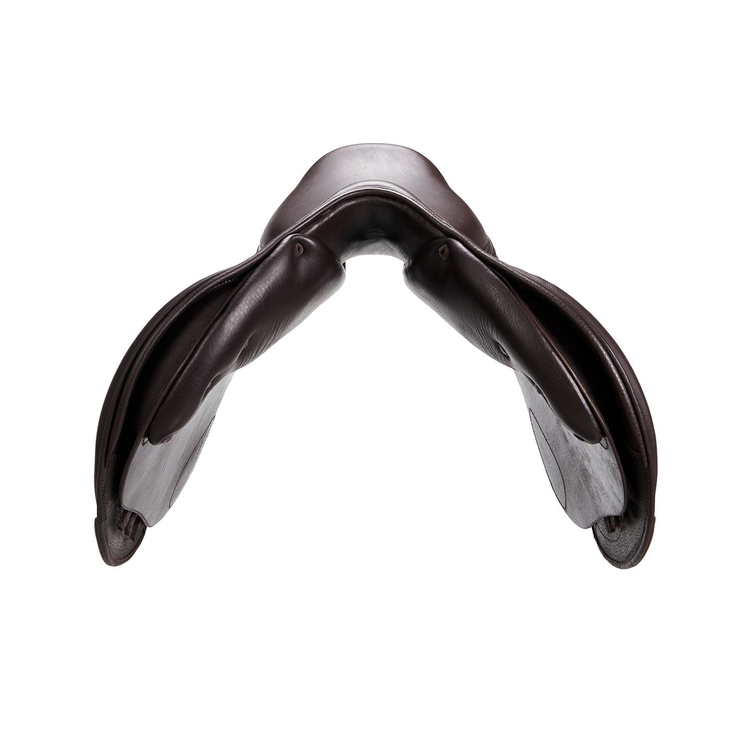 Jumping saddle double leather