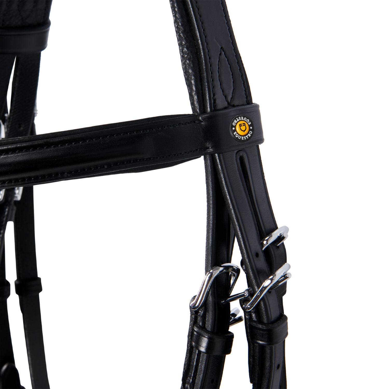 Leather dressage bridle without reins