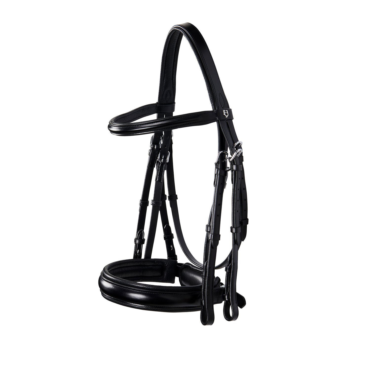 Leather dressage bridle without reins