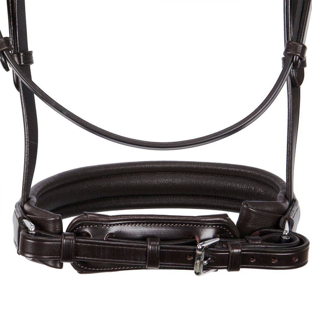 Leather dressage bridle without reins