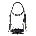 English leather bridle with glitter