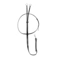Leather collier martingale