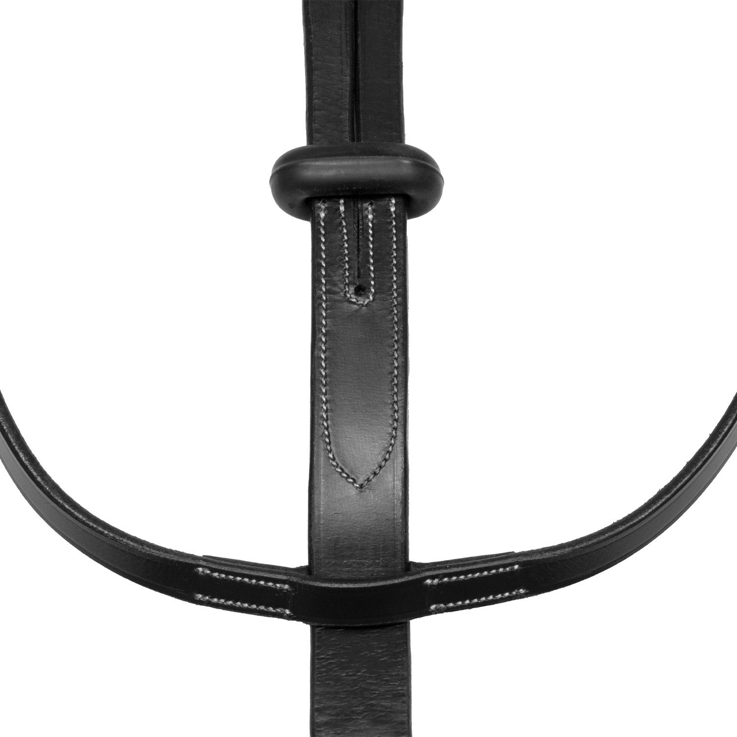 Leather collier martingale