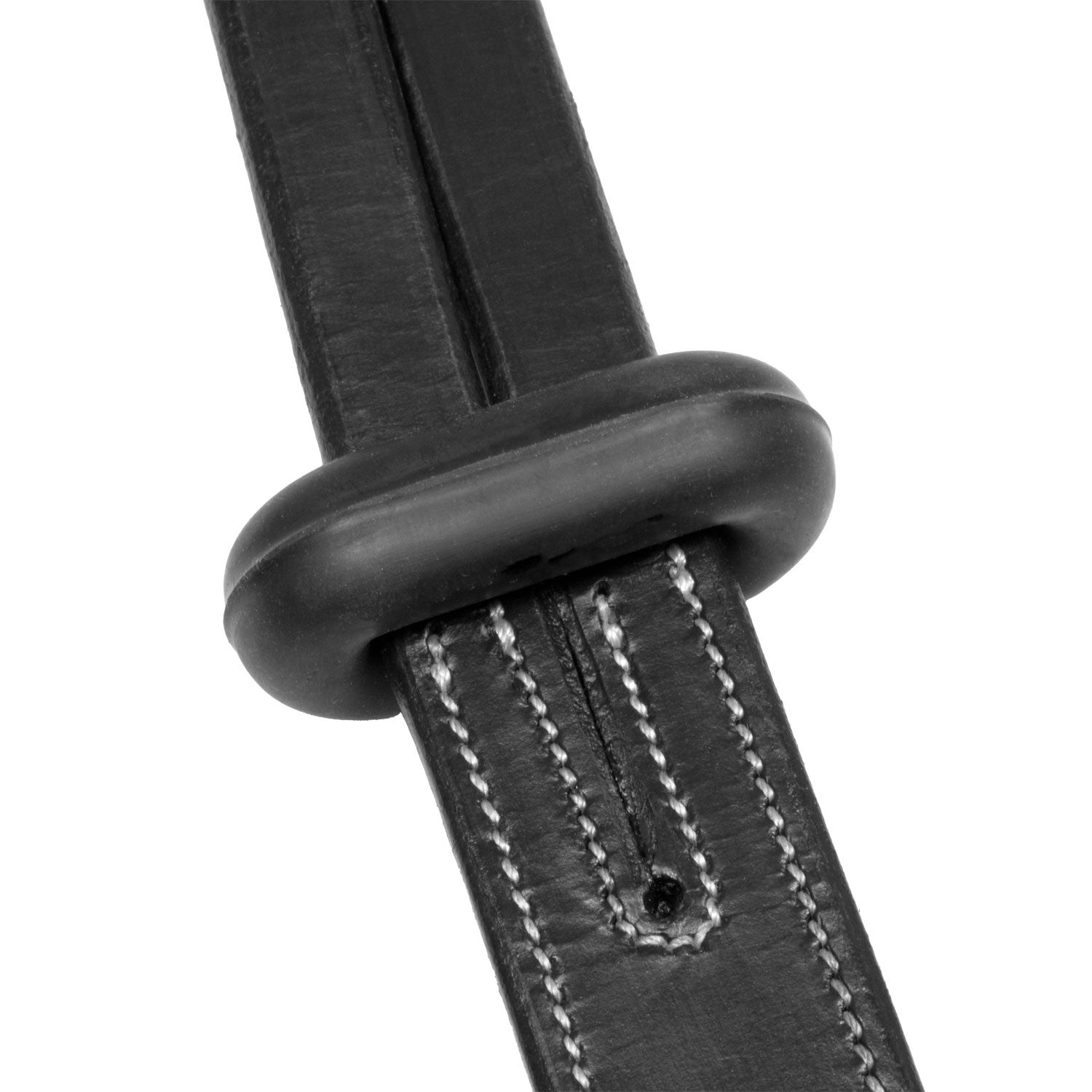 Leather collier martingale