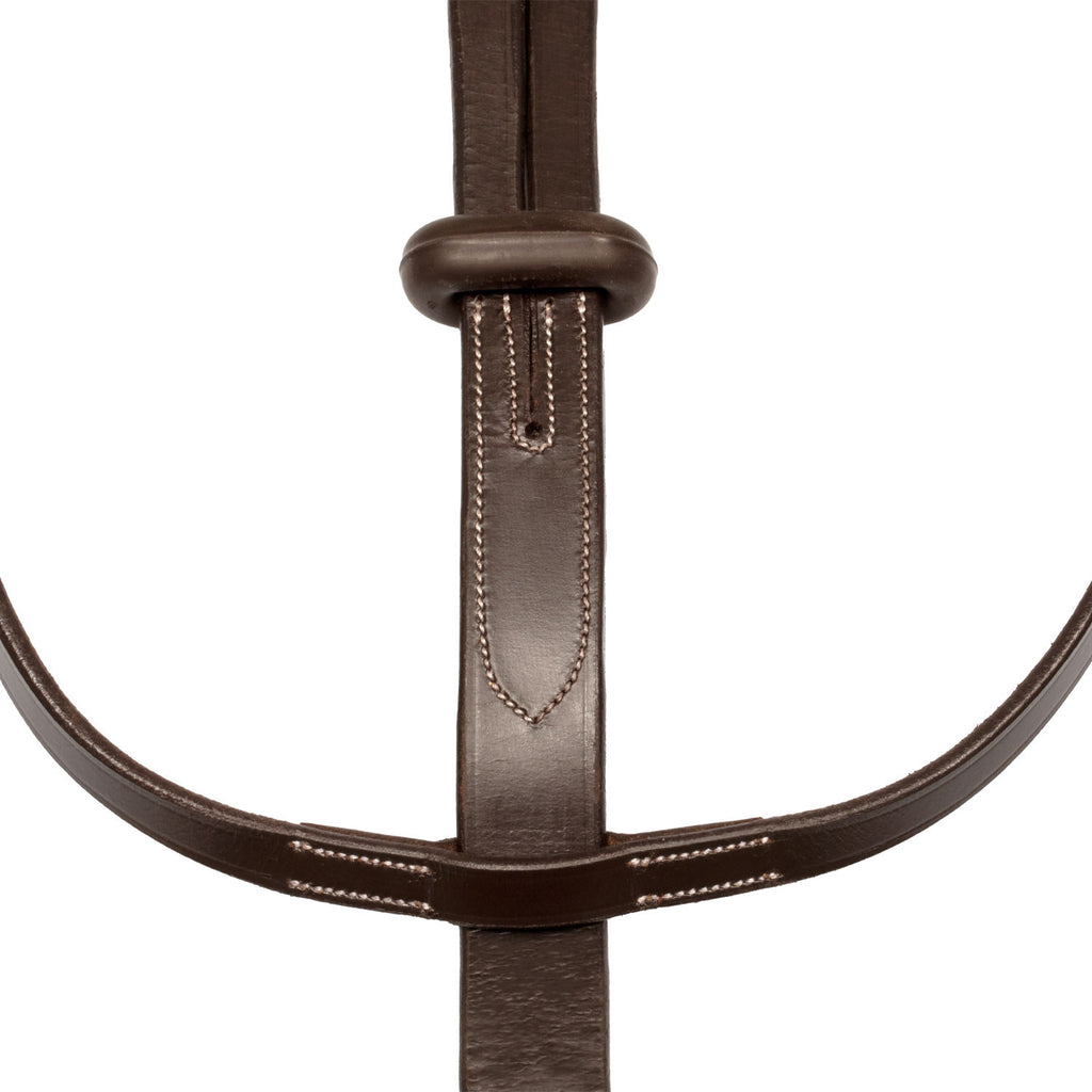 Leather collier martingale