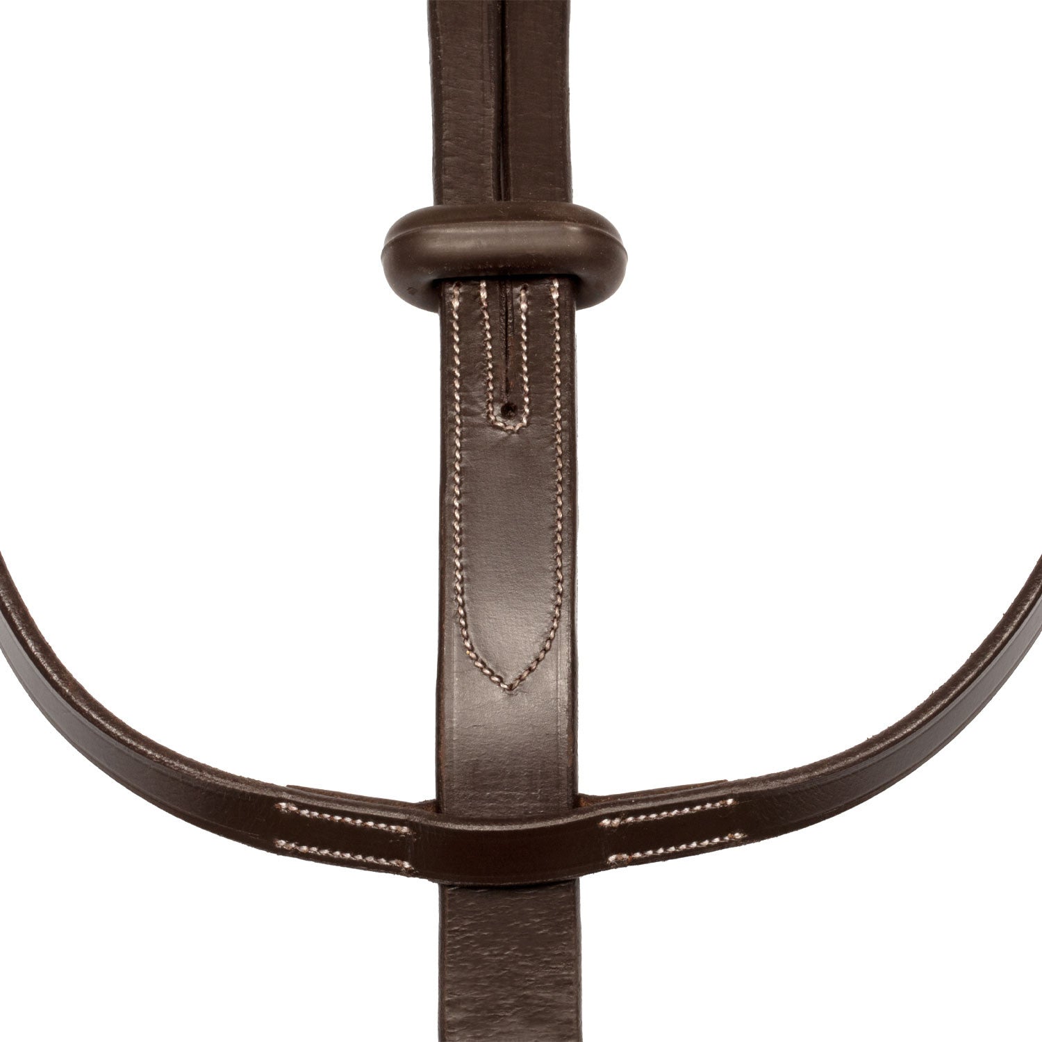 Leather collier martingale