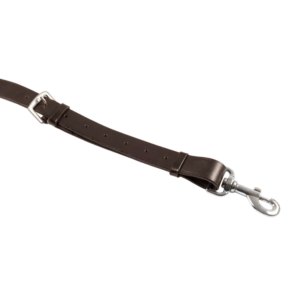 Leather collier martingale