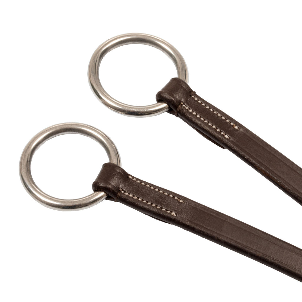 Leather collier martingale