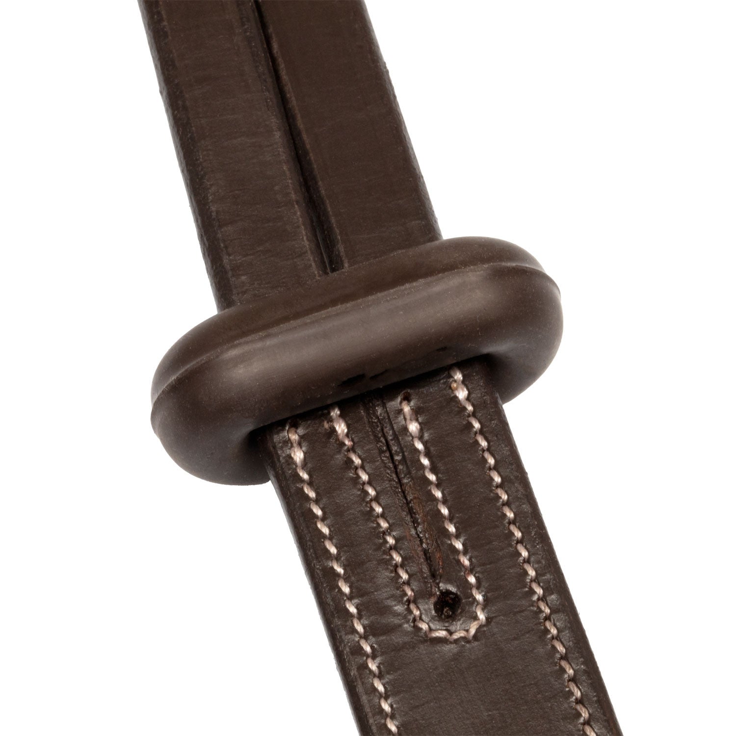 Leather collier martingale