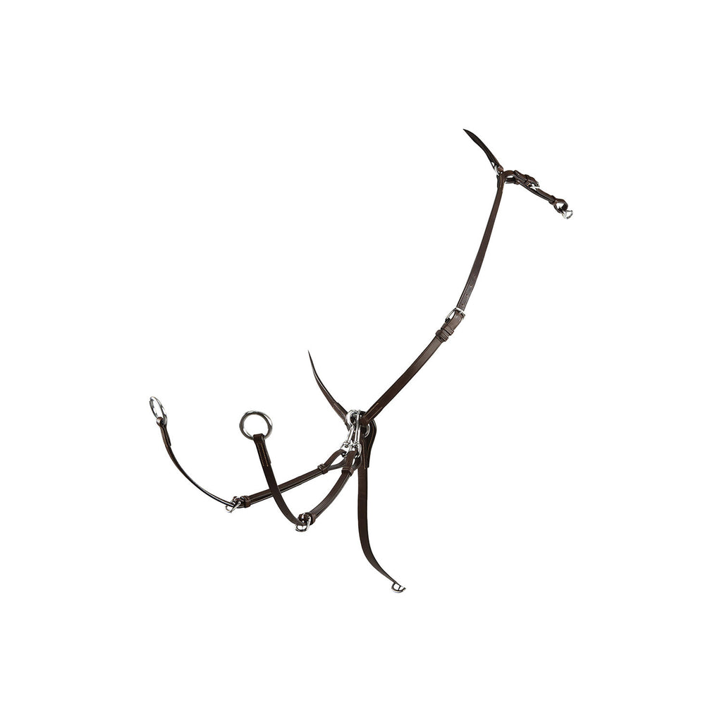 Tanned leather fork hunting breastplate