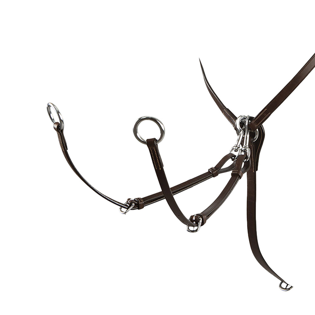Tanned leather fork hunting breastplate