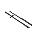 Leather and rubber reins for English bridle