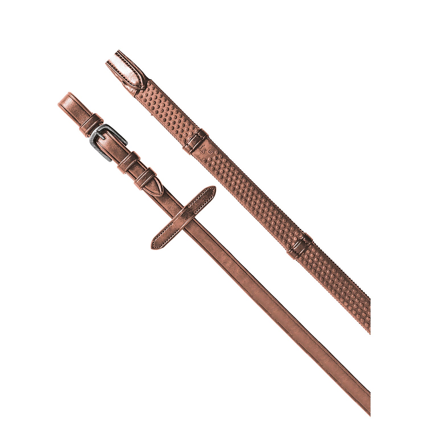 Equestro Reins for English bridle with nichel-plated buckles