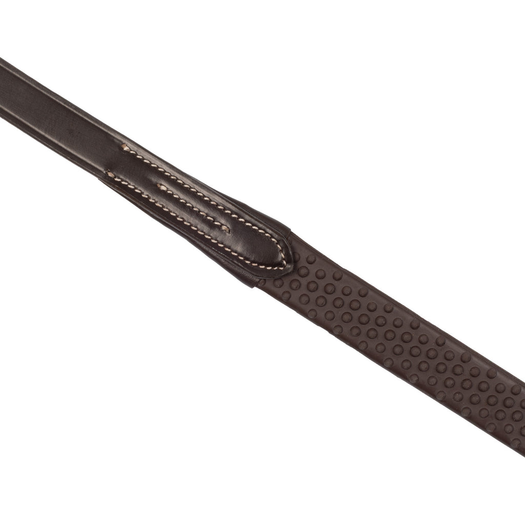 Reins for English bridle with nichel-plated buckles