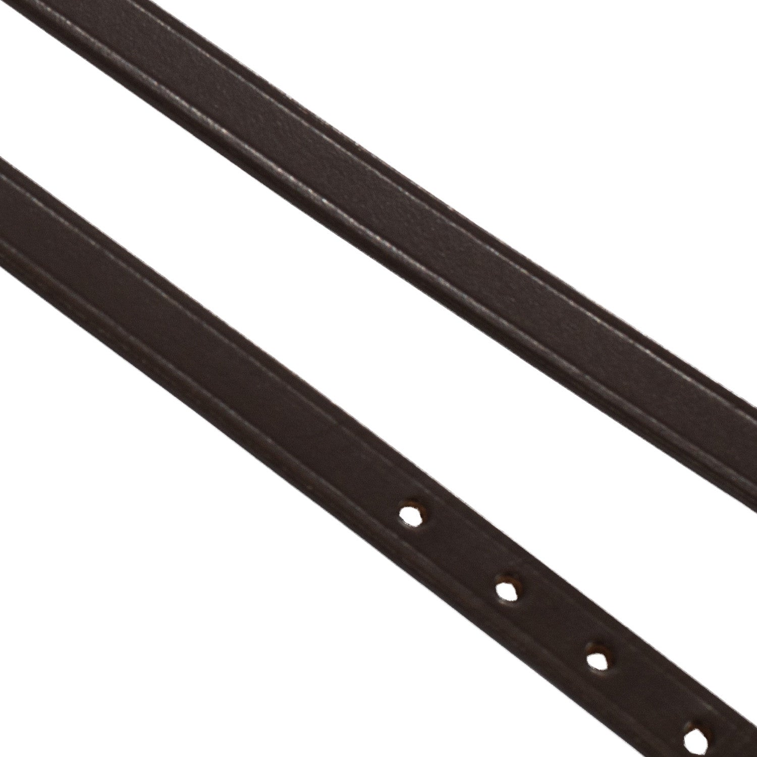 Spur straps in leather and rose gold buckle