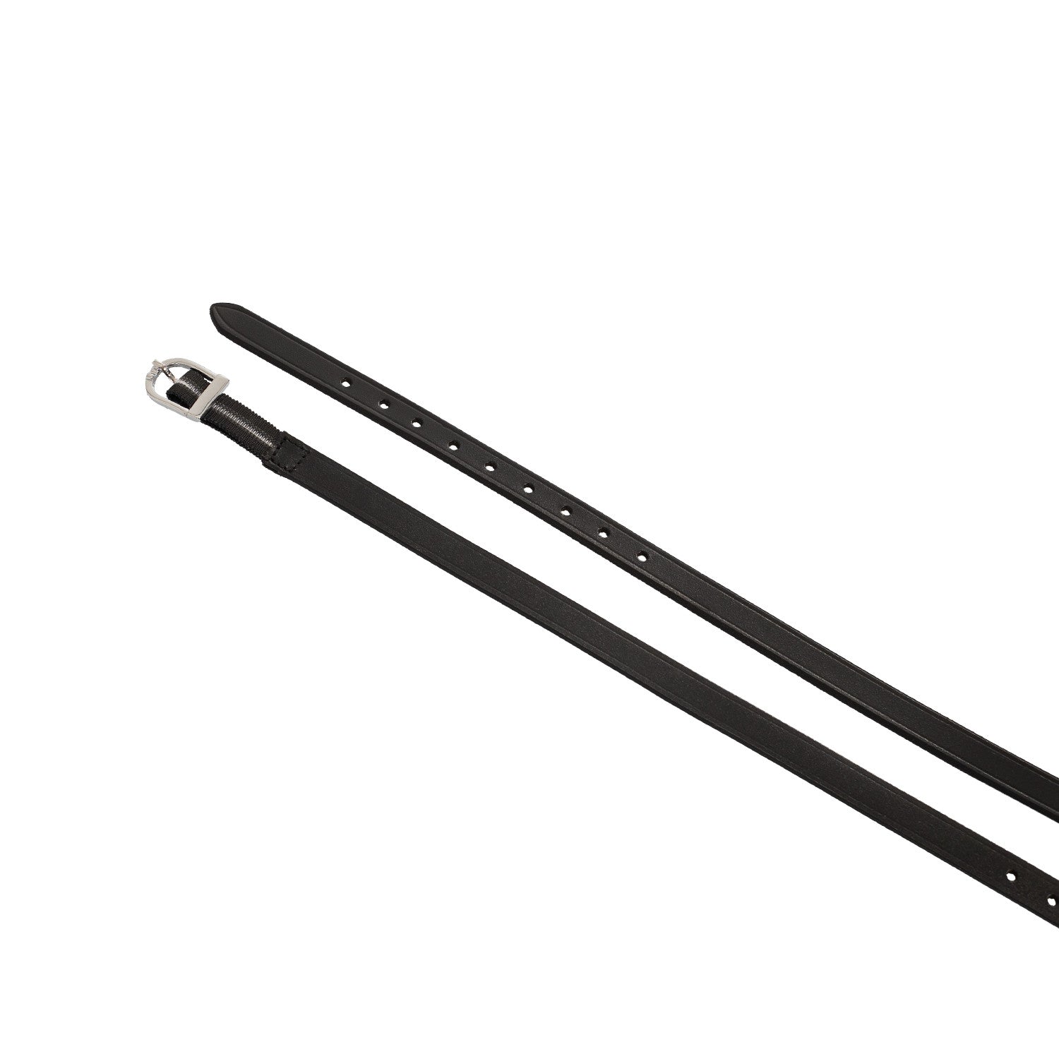 Equestro Laces for spurs in leather and elastic insert