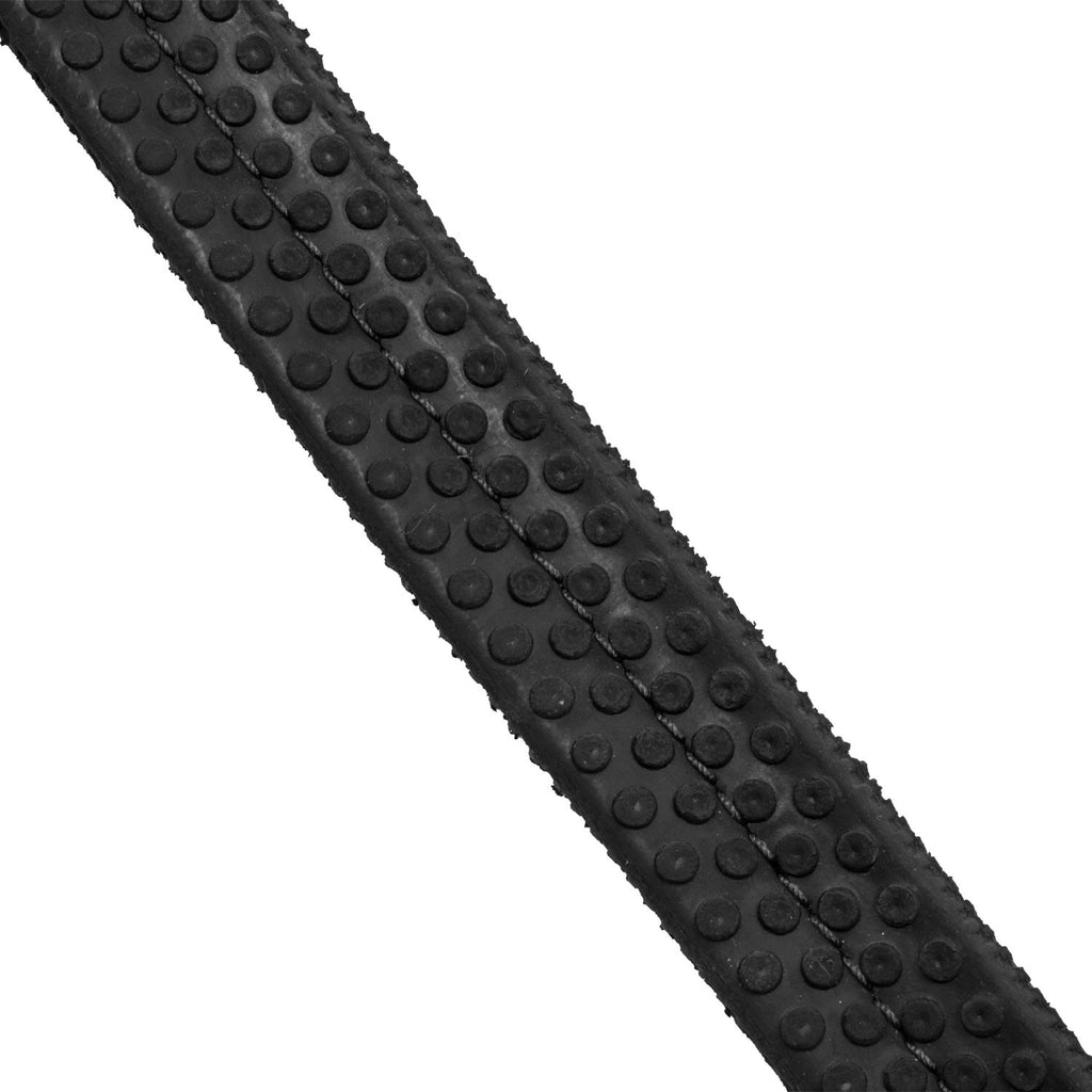 Reins with leather and rubber martingale