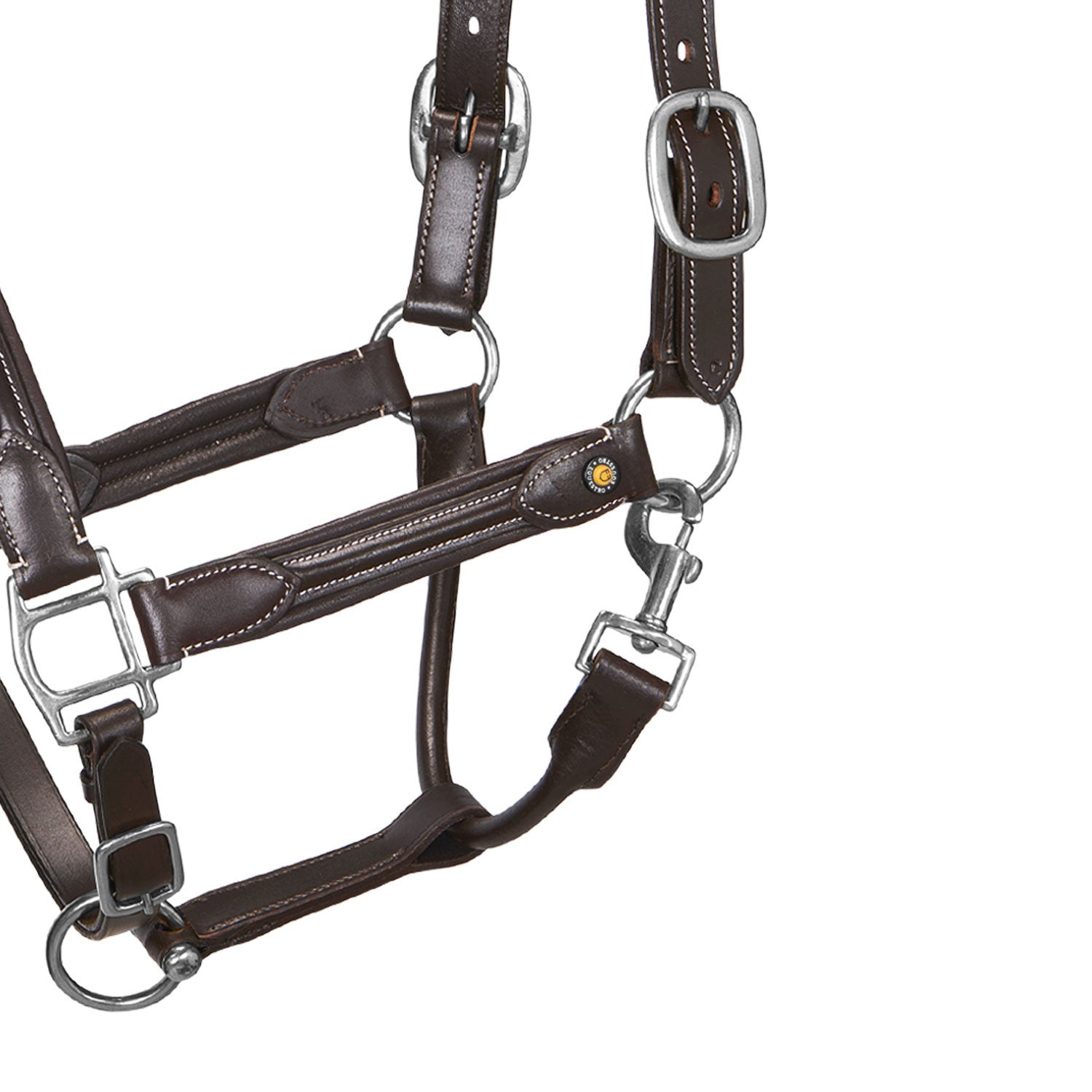 Soft leather halter with durable buckles NEW