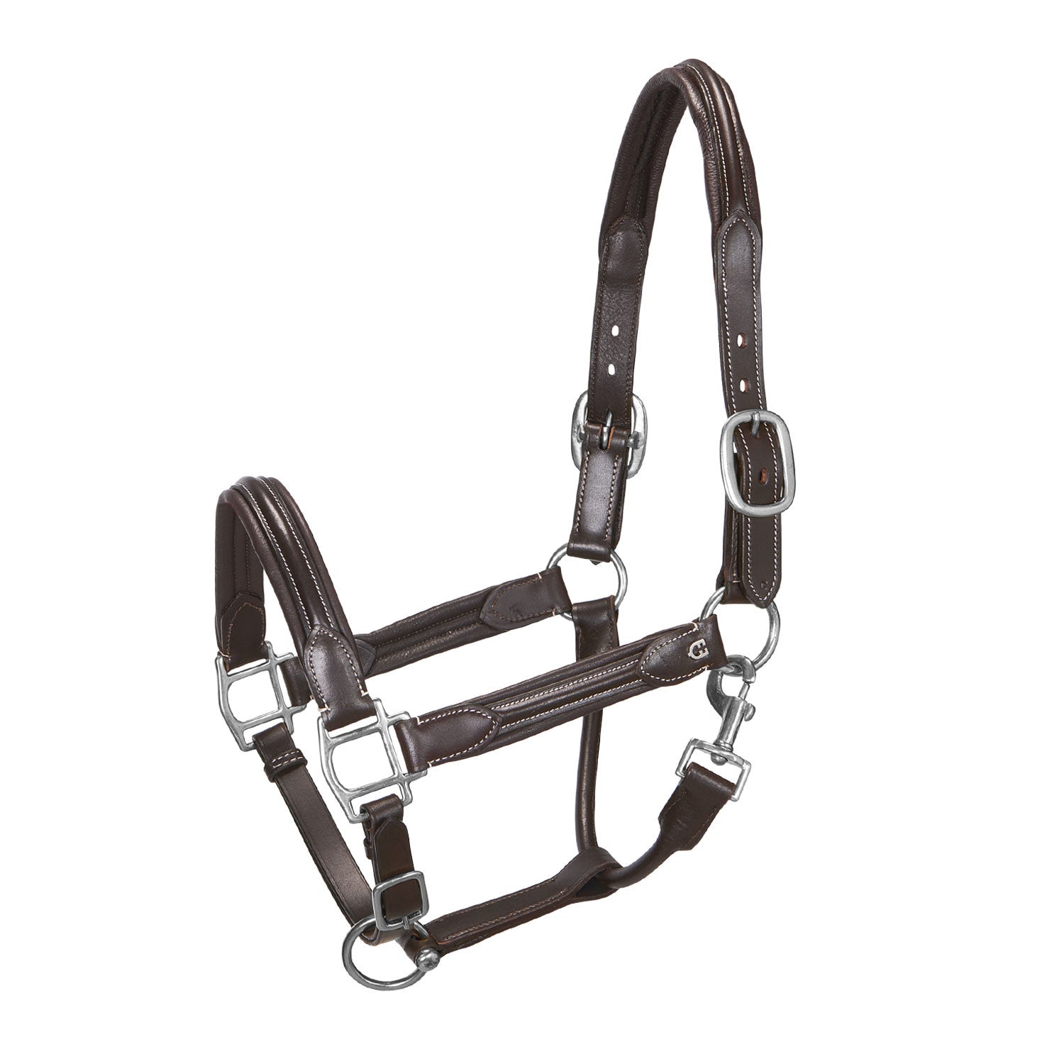 Equestro Soft leather halter with durable buckles