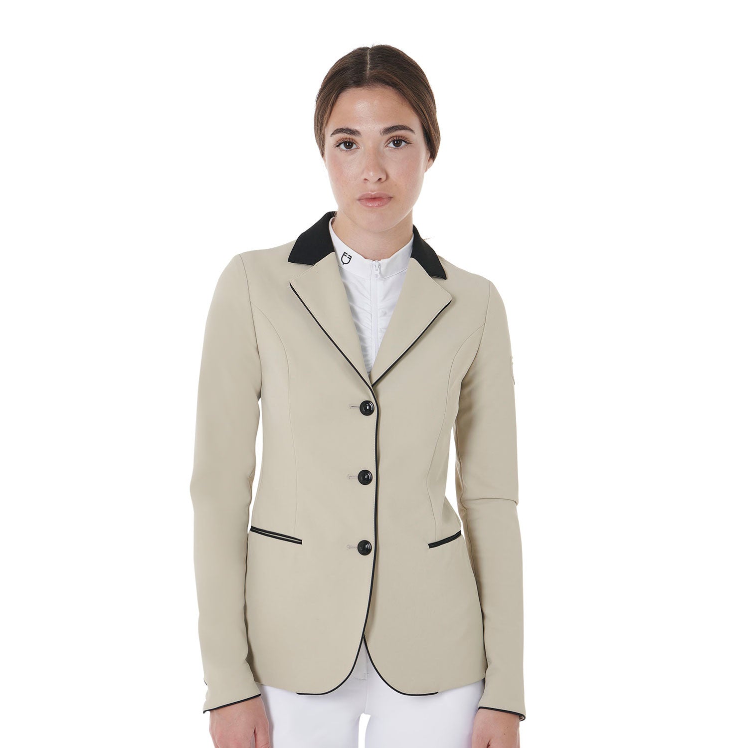 Equestro Women's three-button competition jacket