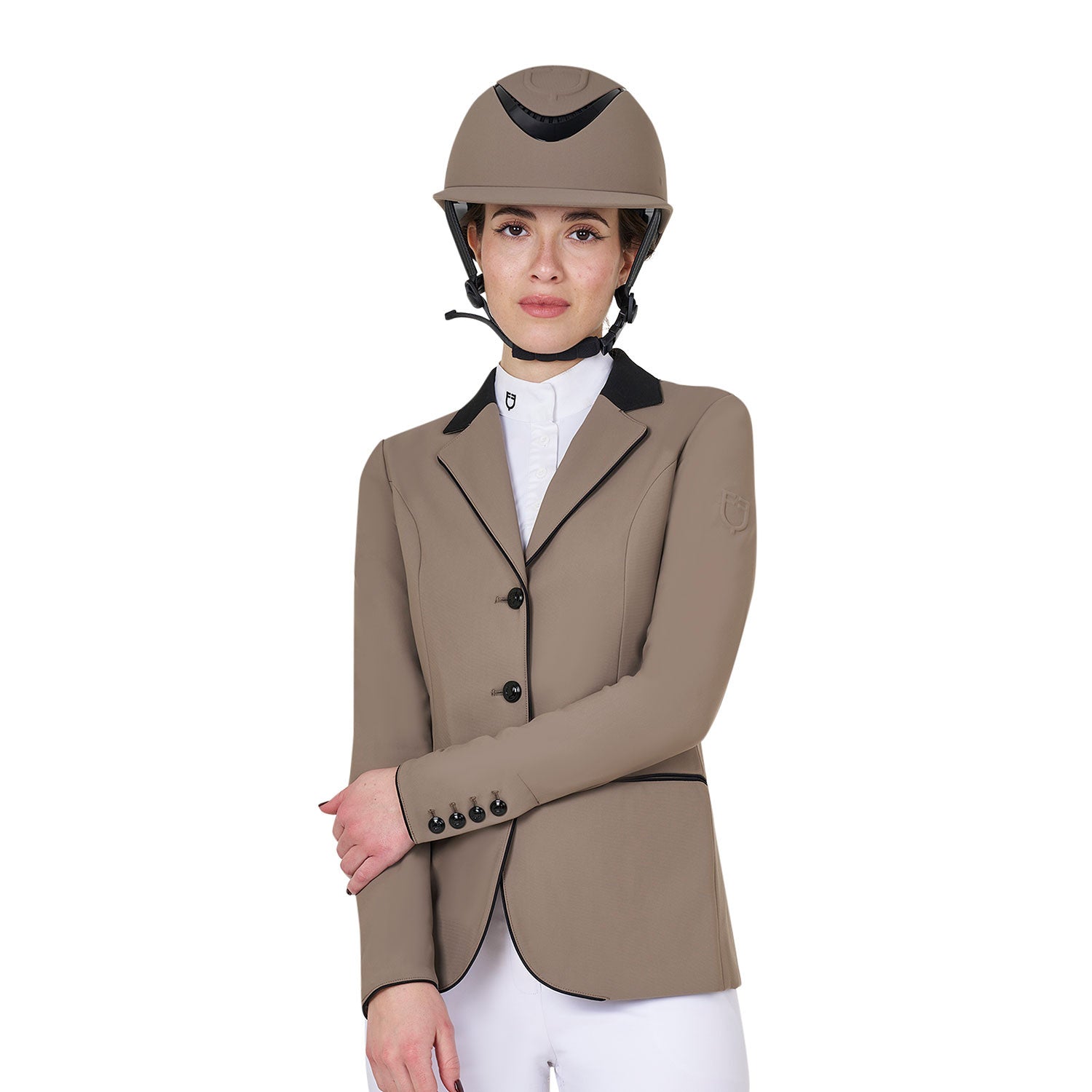 Equestro Women's three-button competition jacket
