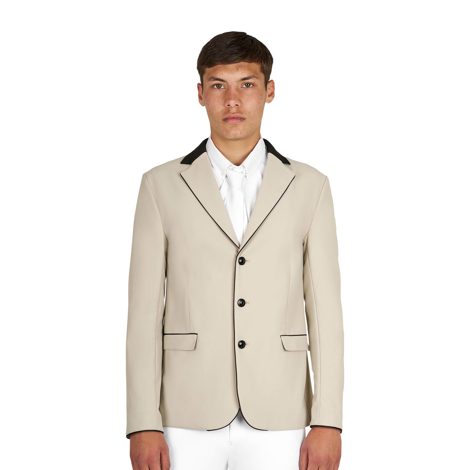 Equestro Men's competition jacket with three buttons