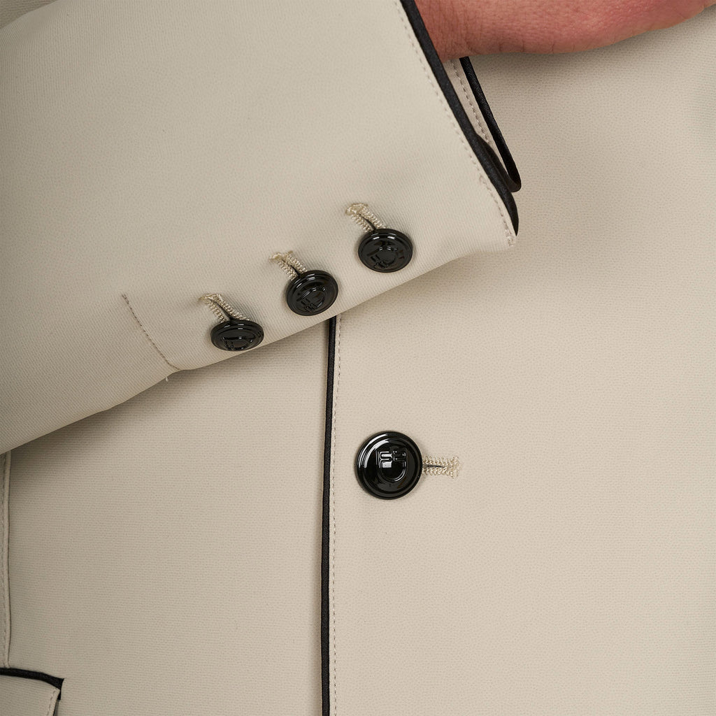 Men's competition jacket with three buttons