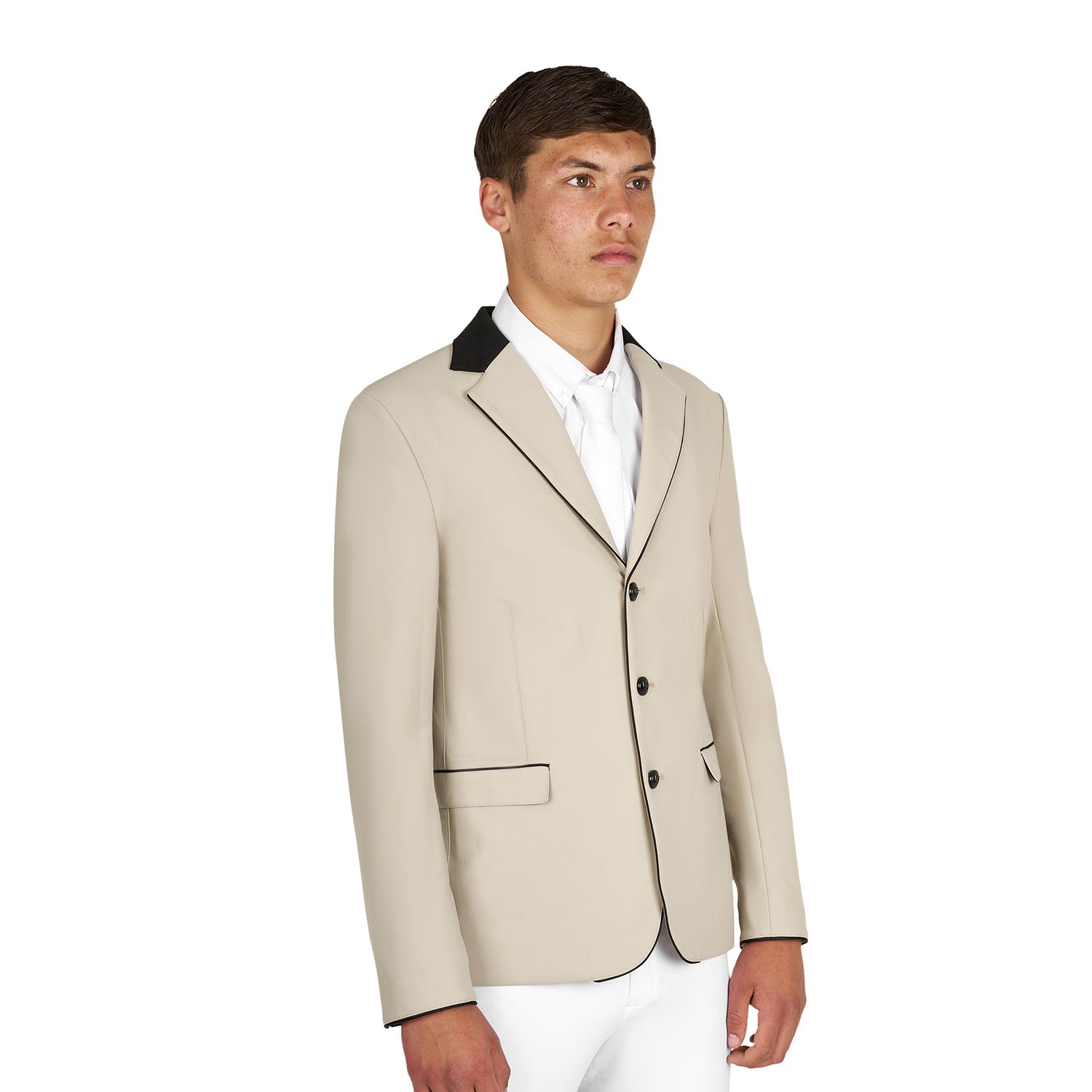 Men's competition jacket with three buttons