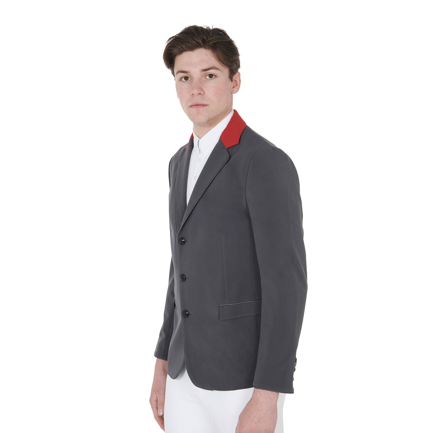 Men's competition jacket with three buttons