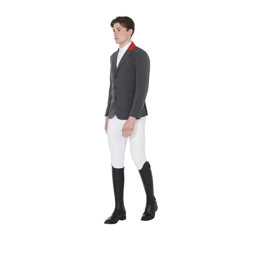 Men's competition jacket with three buttons
