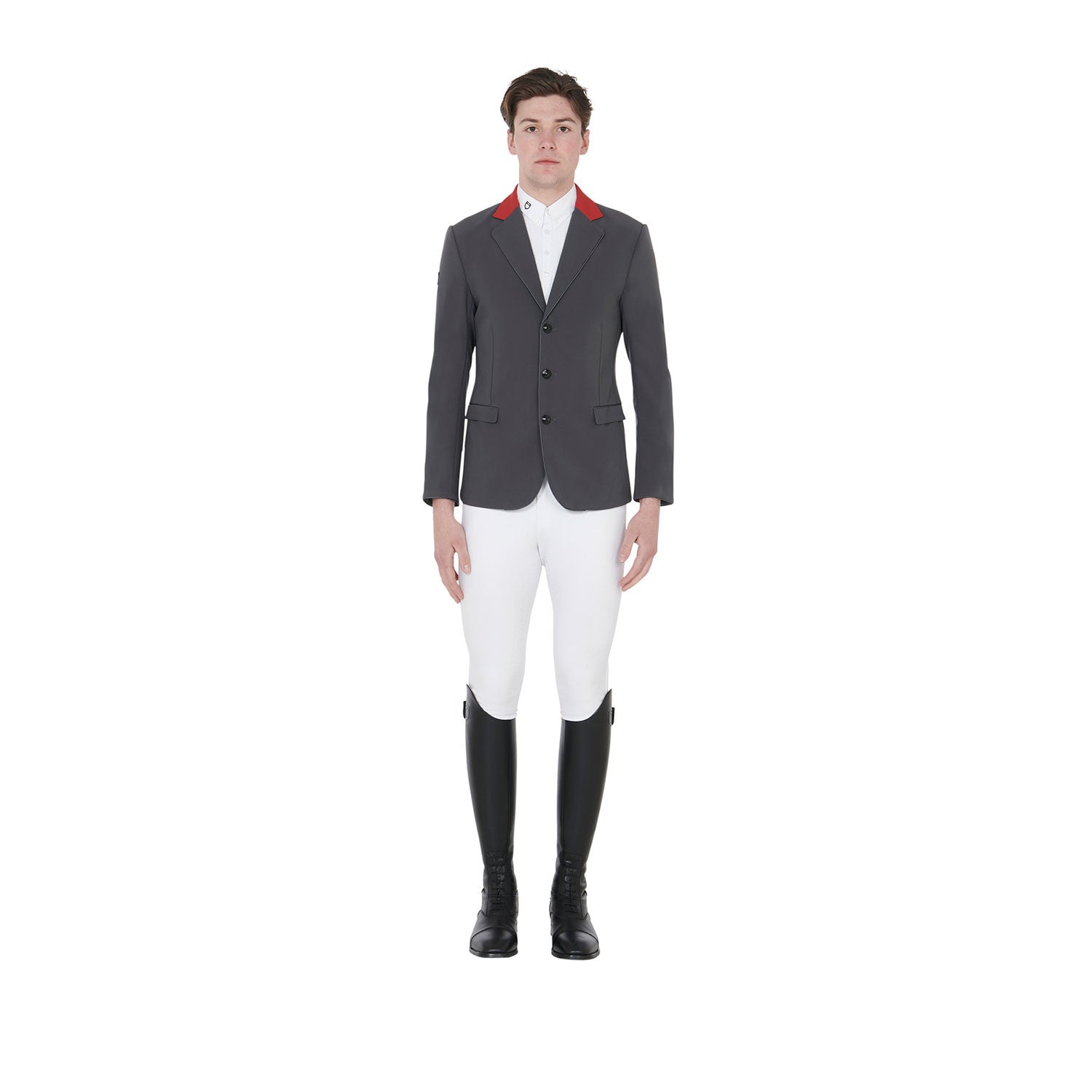 Men's competition jacket with three buttons