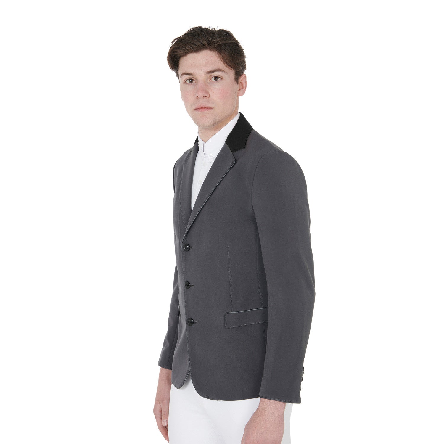 Men's competition jacket with three buttons