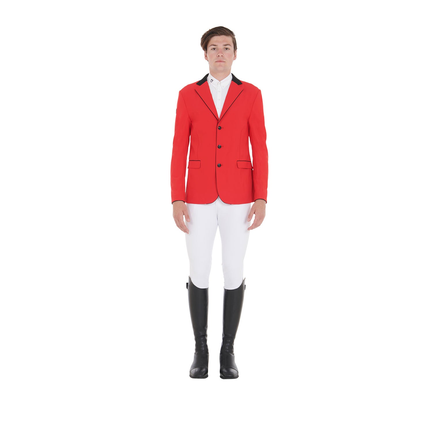 Men's competition jacket with three buttons