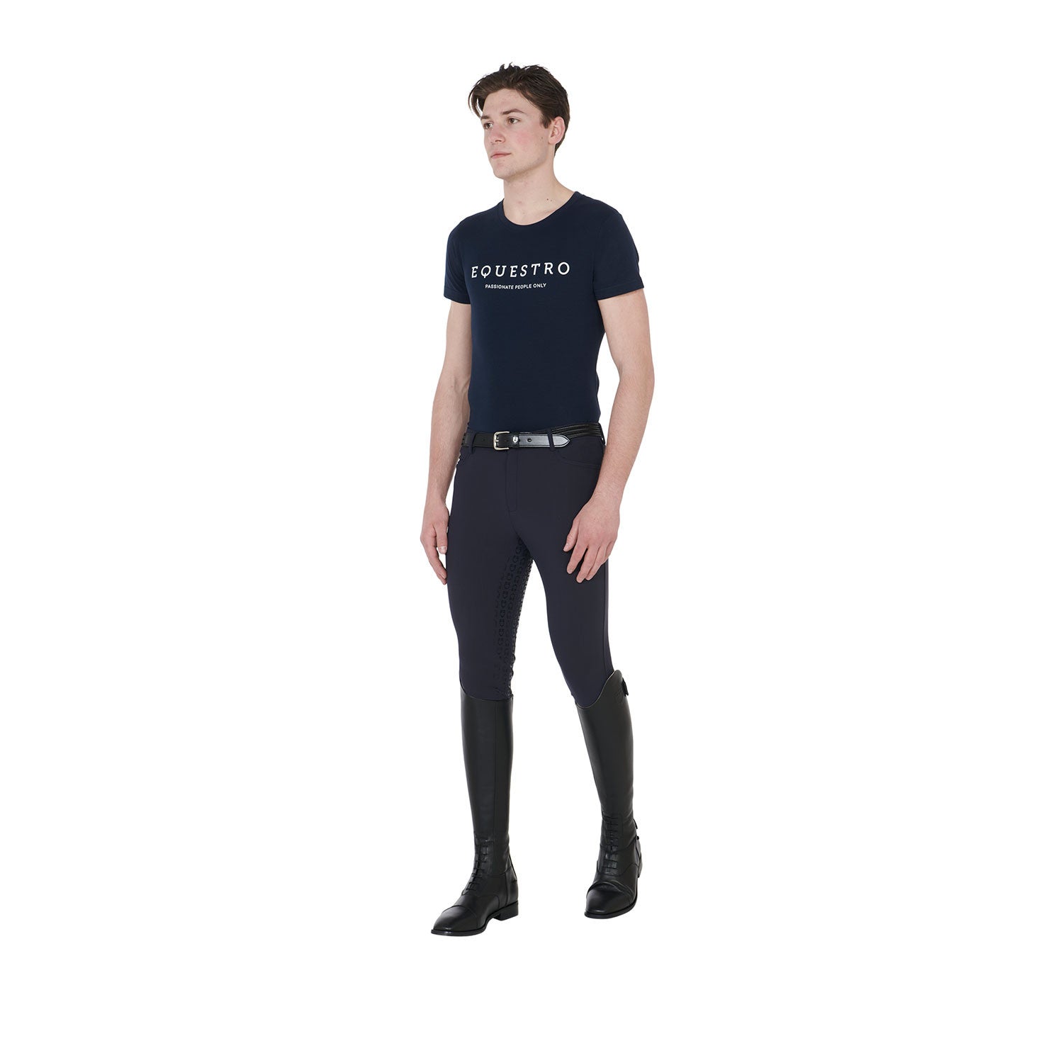 Men's slim fit t-shirt with contrasting writing