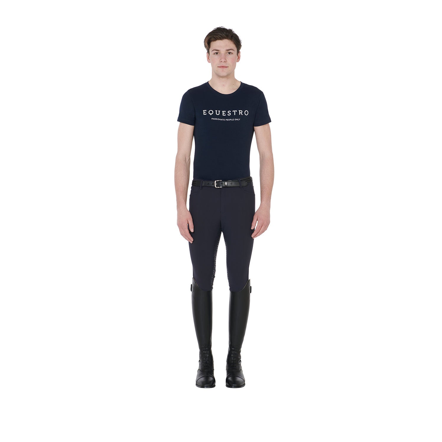Men's slim fit t-shirt with contrasting writing