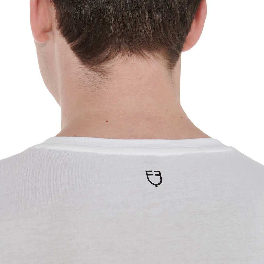Men's slim fit t-shirt with contrasting writing