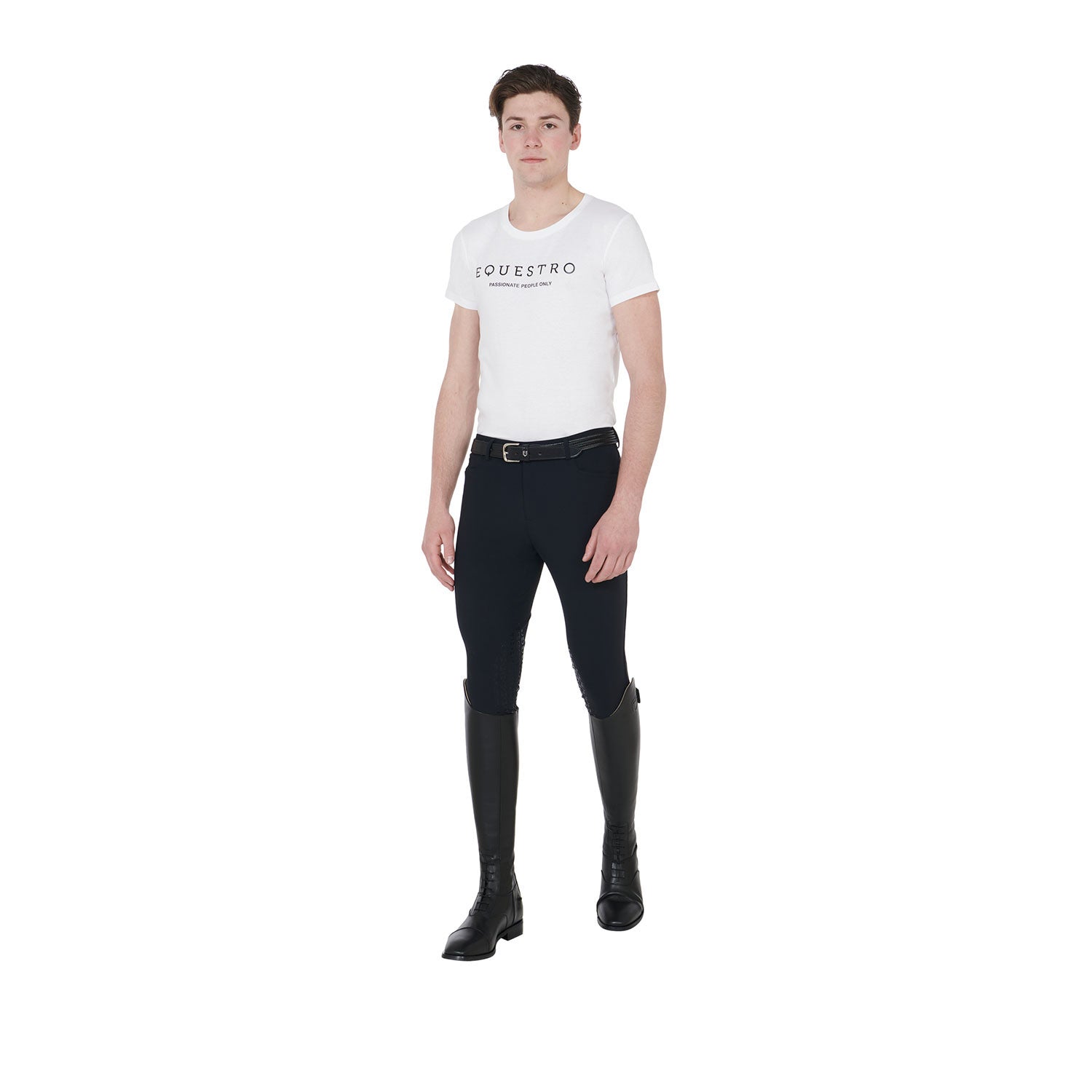 Men's slim fit t-shirt with contrasting writing
