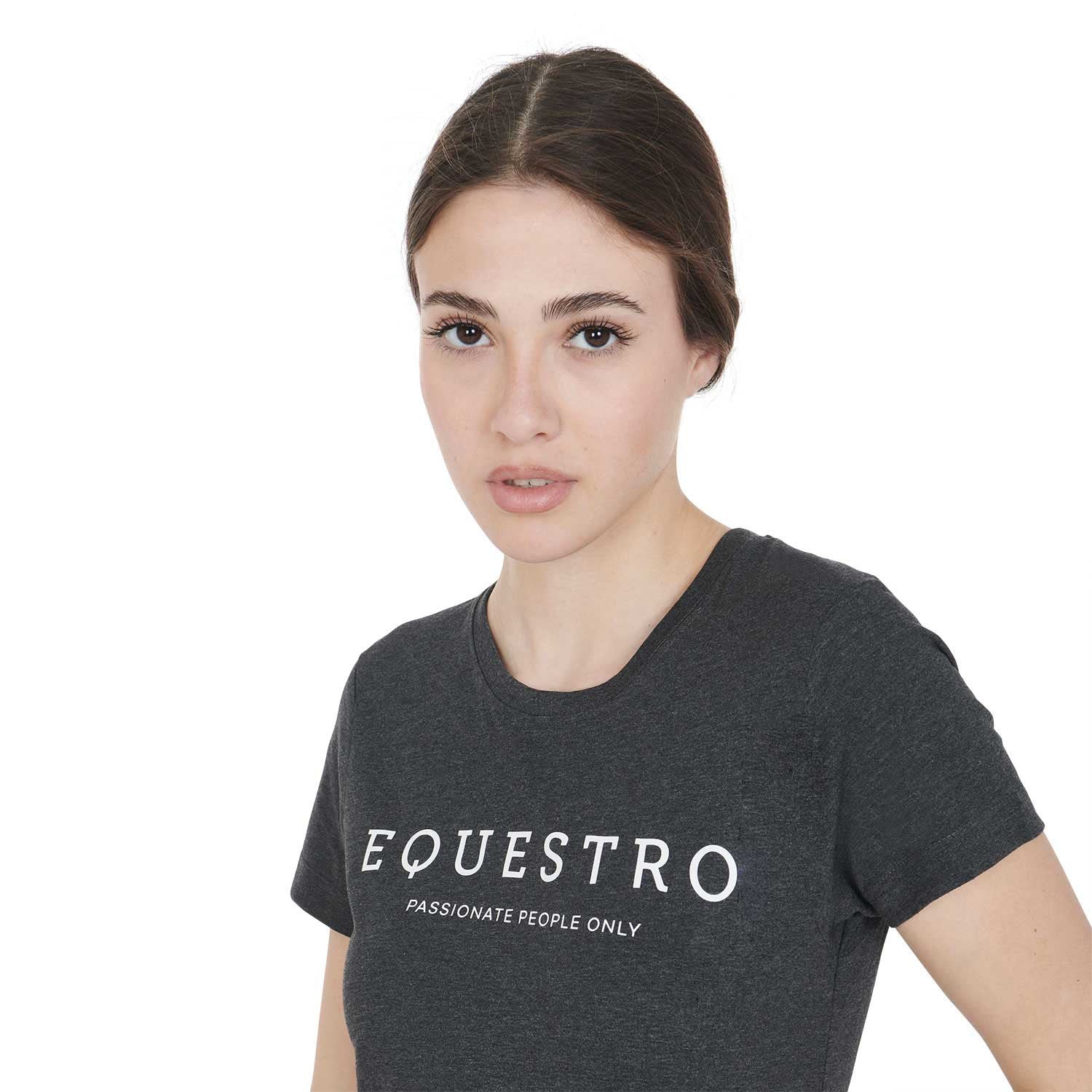 Women's slim fit t-shirt with contrasting writing