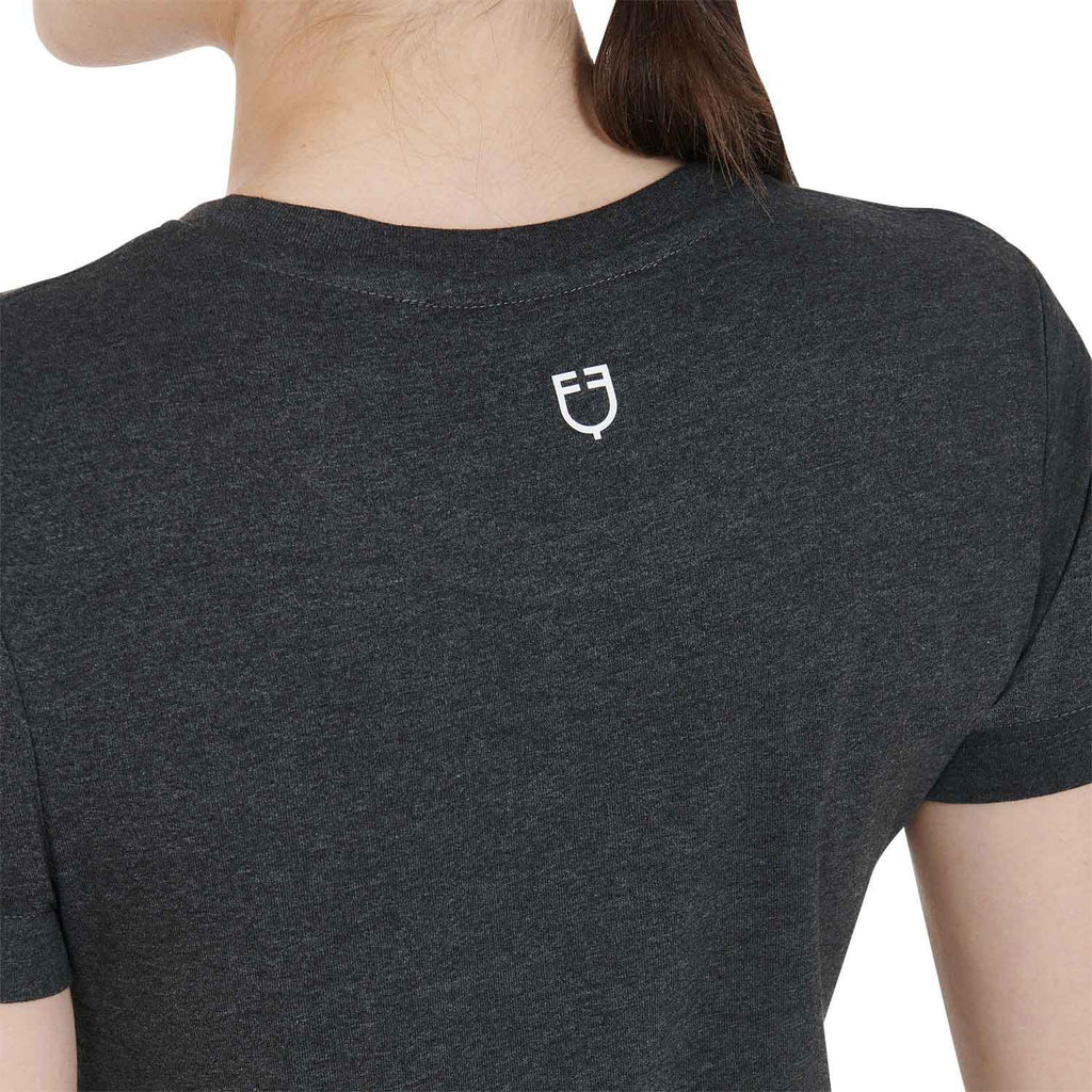Women's slim fit t-shirt with contrasting writing