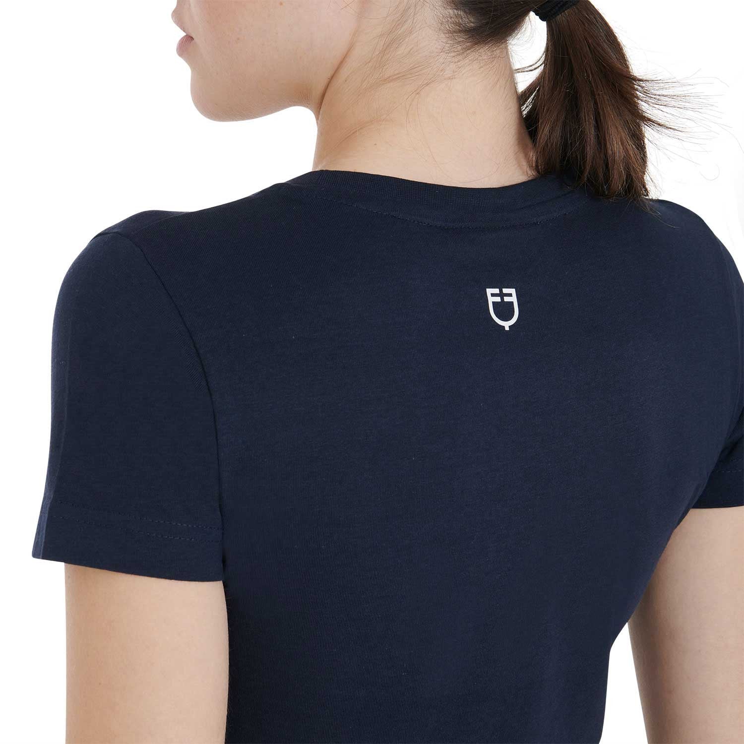 Women's slim fit t-shirt with contrasting writing